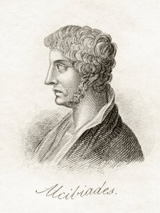 Alcibiades Cleiniou Scambonides، د کرب د تاریخي قاموس څخه، په 1825 کې خپور شو autorstwa English School