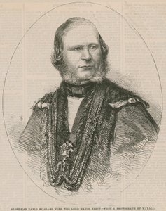 Radny David Williams Wire, burmistrz elekt autorstwa English School