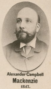 Alexander Campbell Mackenzie (grawiura) autorstwa English School