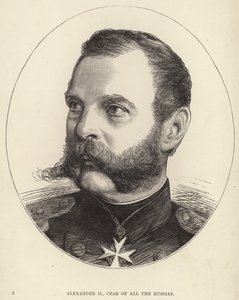 Aleksander II Rosji autorstwa English School