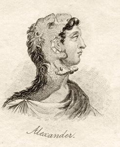 Aleksander Wielki, ze „Słownika historycznego Krabba”, opublikowanego w 1825 r. autorstwa English School