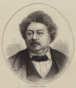 Alexandre Dumas (rycina) autorstwa English School