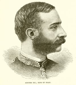 Alfons XII, król Hiszpanii autorstwa English School