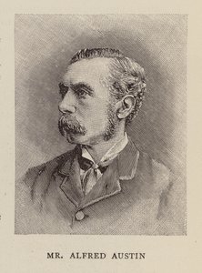Alfred Austin, angielski poeta (rycina) autorstwa English School