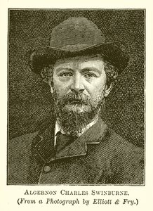 Algernon Charles Swinburne autorstwa English School