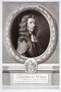 Algernon Sidney , angielski republikański teoretyk polityczny i żołnierz (grafika) autorstwa English School