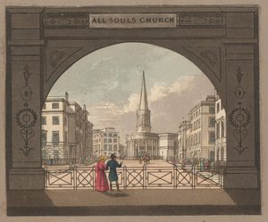 Kościół Zaduszny, Langham Place autorstwa English School