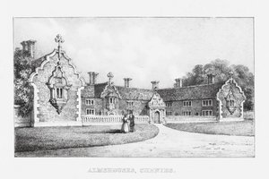 Almshouses, Chenies (grawerunek) autorstwa English School