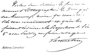 Alfons Lamartine autorstwa English School