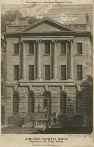 Dom Towarzystw Polubownych, Serjeants Inn, Fleet Street, Londyn autorstwa English School