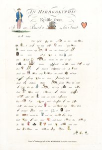 List hieroglificzny autorstwa English School