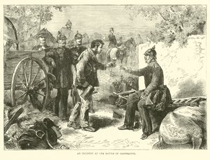 Incydent w bitwie pod Gravelotte, sierpień 1870 autorstwa English School