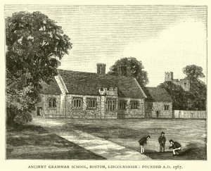 Ancient Grammar School, Boston, Lincolnshire, założona AD 1567 autorstwa English School