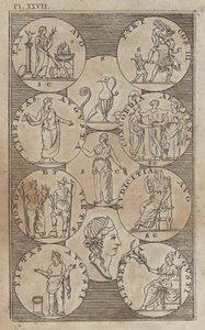 Starożytna mitologia grecka i rzymska (rycina) autorstwa English School