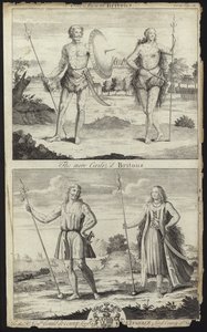 Starożytni i bardziej cywilizowani Brytyjczycy autorstwa English School