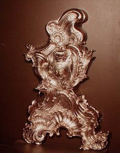 Andiron Philipa Jacoba Drentwelta, 1747-49 (srebro) autorstwa English School