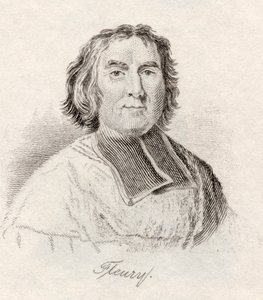 Andre-Hercule de Fleury, biskup Frejus, ze „Słownika historycznego Krabba”, opublikowanego w 1825 r. autorstwa English School