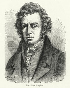 Andre-Marie Ampere, francuski fizyk i pionier w dziedzinie elektromagnetyzmu autorstwa English School