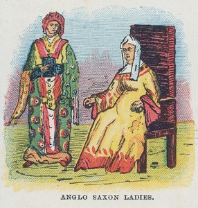 Anglo Saxon panie, kobiety, kobiety autorstwa English School