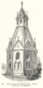 Kaplica Anny w Heiligenstadt (rycina) autorstwa English School