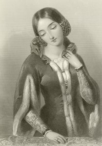 Anna Czeska, królowa króla Ryszarda II autorstwa English School