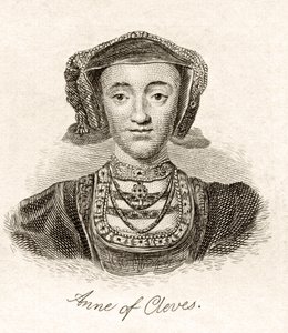 Anna z Kleve, ze „Słownika historycznego Krabba”, opublikowana w 1825 r. autorstwa English School