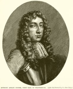 Anthony Ashley Cooper, pierwszy hrabia Shaftesbury autorstwa English School