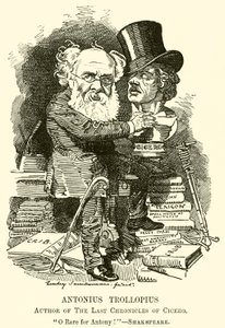 Antonius Trollopius, autor Ostatnich kronik Cycerona (rycina) autorstwa English School