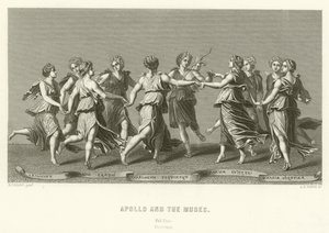 Apollo i muzy autorstwa English School