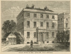 Apsley House, Hyde Park, Londyn, rok 1800 autorstwa English School