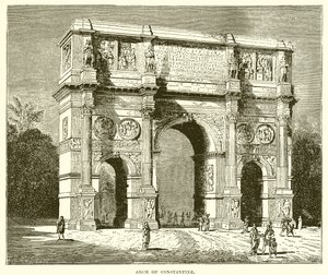 Łuk Konstantyna autorstwa English School