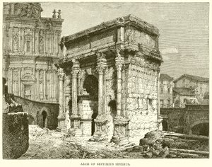 Łuk Septymiusza Sewera autorstwa English School