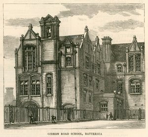 Architektura londyńskiej rady szkolnej: Gideon Road School, Battersea, Londyn autorstwa English School