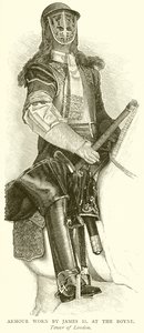 Zbroja Noszona przez Jakuba II w Boyne autorstwa English School