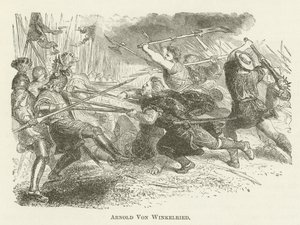 Arnold von Winkelried autorstwa English School