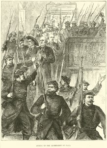 Aresztowanie arcybiskupa Paryża, marzec 1871 autorstwa English School