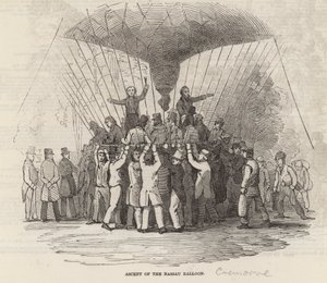 Wznoszenie balonu Nassau autorstwa English School
