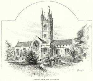 Ashford od północnego zachodu (rycina) autorstwa English School