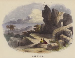 Askelon (kolorowy grawer) autorstwa English School