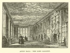 Aston Hall, Długa Galeria autorstwa English School