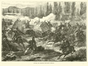 Atak na konwój z zaopatrzeniem francuskim, wrzesień 1870 autorstwa English School