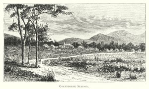 Australia: Stacja Coranderrk (grawerowanie) autorstwa English School