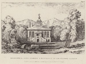 Bachegraig, rezydencja Sir Richarda Clough autorstwa English School