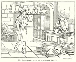 Piekarnia w Zakładzie Porcelany (grawerowanie) autorstwa English School
