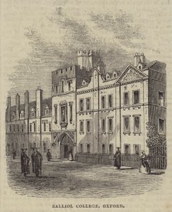 Balliol College, Oksford (grafika) autorstwa English School
