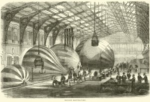 Manufaktura Balonów, październik 1870 autorstwa English School
