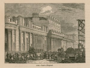 Bank Anglii, Sir John Soanes Front Południowy, 1823 autorstwa English School