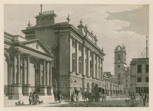 Bank of England, West Wing dodane przez Sir Roberta Taylora, 1783 autorstwa English School