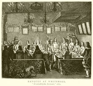 Bankiet w Whitehall autorstwa English School