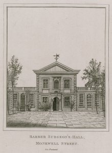 Barber Surgeons Hall, Monkwell Street, Londyn autorstwa English School